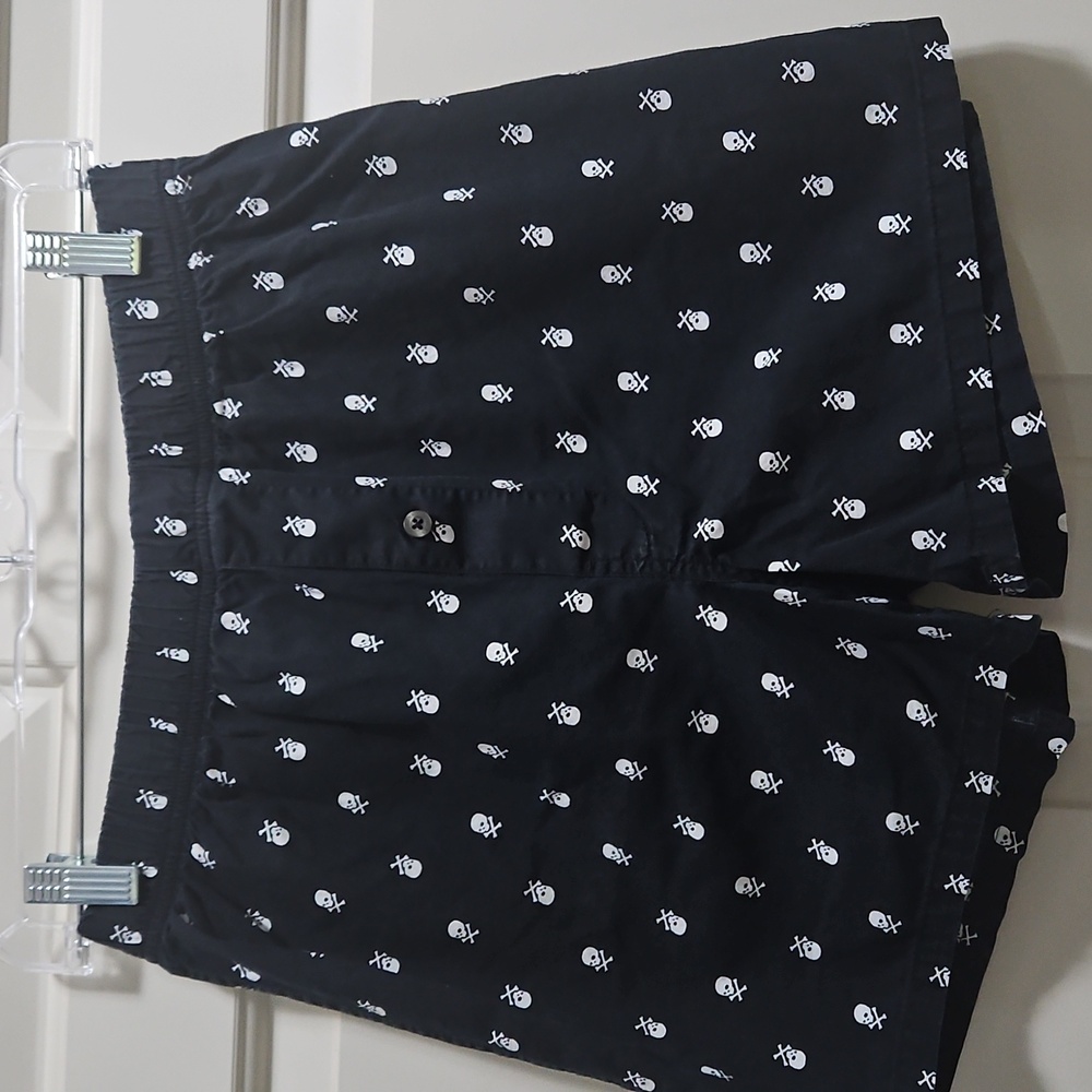 Merona Skull Print Boxers Size Small